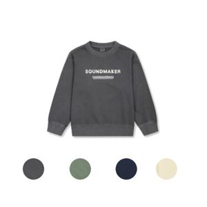 탑텐키즈 MKF4TR1201 남아 테리 가먼트다잉 스웨트셔츠