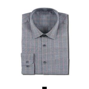[모로엠]남성 그레이 체크 드레스 셔츠 DMG-SHA-Q4474442