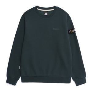 내셔널지오그래픽 N254USW920 폴리카터 스몰 로고 맨투맨 D/GREEN