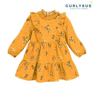 [CURLYSUE][컬리수] 면기모나염 원피스 CNW1GAOP03