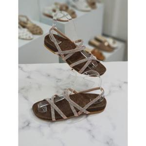 [한슈]큐빅 통굽 스트랩 샌들 3cm HS455120sl (16013979)