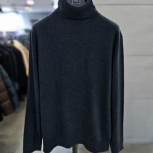 [바쏘]남성 터틀넥 그린 니트 폴라티 WSAFZ4WN09A