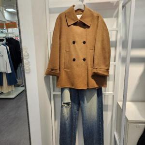 미센스 HC11 더블버튼 중기장코트 MB4YHMP103Z