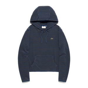 [LEE]LEE 우먼 후드 플리스 긴팔 티셔츠 네이비 LE2503LT64NA