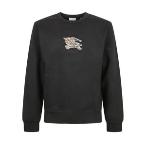 버버리 체크 EKD 스웨트 셔츠 8117102 A1189 Black