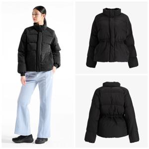 [휠라] FILA 25년 여성용 코듀로이 패턴 프린티드 다운자켓 FS254DJ02F001001 블랙