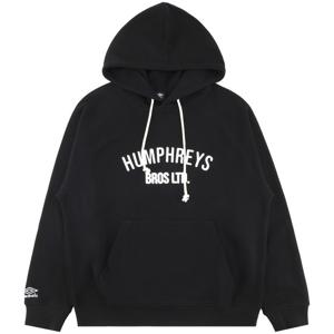 엄브로 HBL 로얄 컬리지 레터링 후드 티셔츠 UQ321CHD99BLK