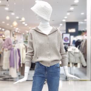 [ab.f.z]abfz 후드 꽈베기 니트 가디건 FSBNZ5Y31G