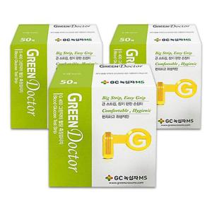녹십자MS 그린닥터 혈당 시험지 150매 검사지 혈당지 측정지 D