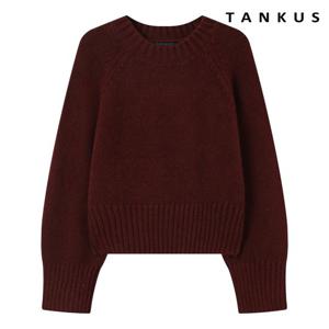 [탱커스] 래글런 라운드 심플 긴팔 니트 (TX4KP010L0)
