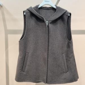 라티움 HC34 25Fw 울 핸드메이드 옆 트임 후드 울 핸드메이드 조끼 T2554VT02