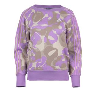 아디다스 여성 AOP 스웨트 기모 티셔츠 IA3011