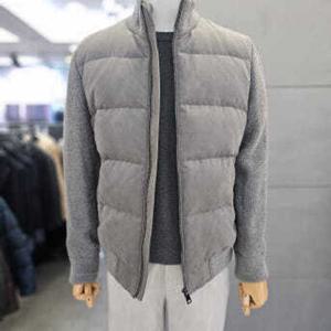 [바쏘]남자 그레이 스웨이드 구스다운 점퍼 WSAFZ4UA12A