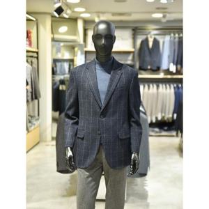 오스틴리드 세이브존03 겨울 레귤러핏 울혼방 체크 자켓 SZAKF40124