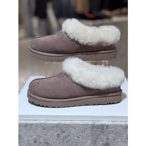 어그 UGG 여성 퍼 카라 스웨이드 타제트 슬립온 1665303544OV 로키오크