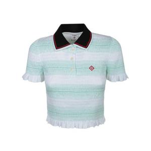 카사블랑카 폴로 티셔츠 WPF25JTP 215 01 White