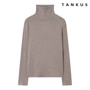 [탱커스]데일리 하이넥 심플 긴팔 티셔츠 (TX4TS004L0)