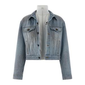 발렌시아가 데님 자켓 849904TTW744200 Light Blue