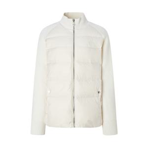 닥스 골프 여성 25FW PREMIUM 아이보리 나글랑 하이브리드 다운니트 점퍼 DNJU5D725IV