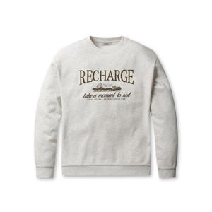 [폴햄]남성 플리스 그래픽 맨투맨 티셔츠(PHF4TR1020)