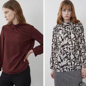 [올리비아로렌]VOCNL3W9121 밴드넥셔링블라우스