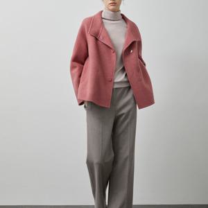 [올리비아로렌]VOCFU4W9421 -1하이넥핸드메이드자켓