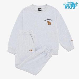 노스페이스키즈  (NM5MR62S) 키즈 애니메이트 스웻 세트