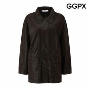 [GGPX] 크랙 레더 싱글 자켓 (GP9JK026F)