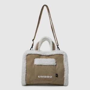 M 엄브로토트백 LQC UP423CBGN1-BEI 스웨이드 양털 토트백 / BEIGE