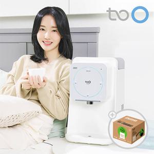 풀무원투오 미니 워터 디스펜서 무타공 냉온수 정수기 뉴트럴화이트 PWD-100NW 워터팩