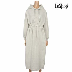 [르샵] 플레인 후드 스트링 기모 원피스 (BNAOP034A)