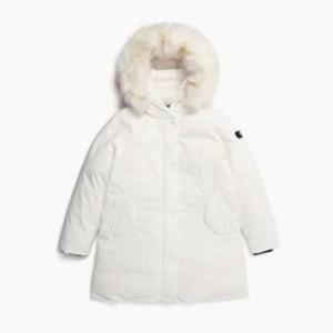 [내셔널지오그래픽 (행사)]W 왈러스 퍼 트리밍 롱기장 구스 다운 점퍼 N224WDW150