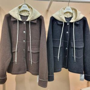 라티움 HC34 탄탄한니트 후드탈부착 후드니트집업 T2543JP09