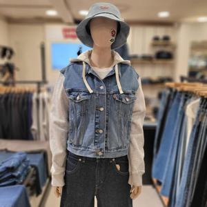 리바이스 여성 하이브리드 트러커 재킷 A8758-0001