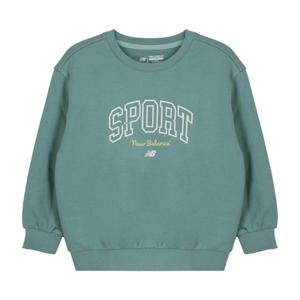 뉴발란스키즈긴팔티 PQC NK9CFB412U-84 베이직 로고 기모 스웨트셔츠