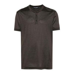 25 FW 돌체앤가바나 파인 골지 실크 티셔츠 G8QK3TFU75F TP444895184