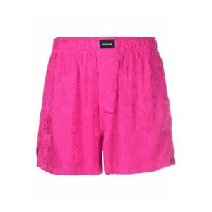 25 FW 발렌시아가 로고 패치 하이웨이스트 쇼츠 671664TMO58 TP445018353