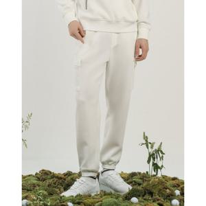 헤지스 골프 25SS ONLINE EXCLUSIVE 크림 남성 소프트터치 카고 조거 팬츠 HUPA5A992CR