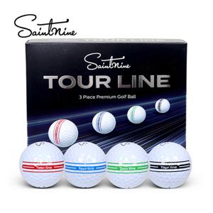 (법인)[26년형]세인트나인 2026 투어 라인 롱 퍼팅라인 3피스 골프공-12구