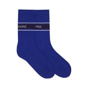 포트메인골프양말 NQC T3342PSC01BLU COLOR LINE CREW SOCKS - BLUE