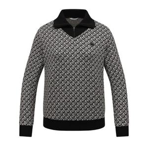 [링스골프]여성 와이드카라 로고티셔츠 L21E3TO354-1-1BP