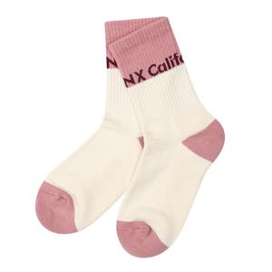 [링스골프]여성 반전배색 중목양말 L21E3SC254_BP