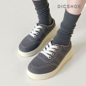 딕슈 여성 키높이 통굽 폴리스판 스니커즈 블로퍼 4cm BLWS294