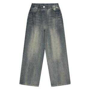 더센트럴 소이주니어 TC01 절개라인 와이드 기모 빈티지진 25W5257