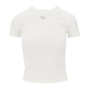 디젤 슬림핏 리브 크루넥 크롭 티셔츠 A19910 0JMBA 141