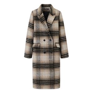 [GGPX]체크 더블 버튼 누빔 롱 긴팔 코트 (GPDJH009D)