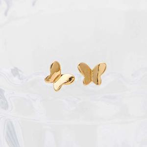 14K GF 골드필드 핀 나비 귀걸이 2종 택1