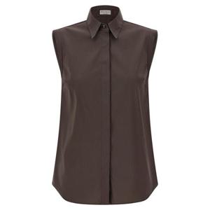 브루넬로 쿠치넬리 셔츠 M0091MA616C8589 Brown