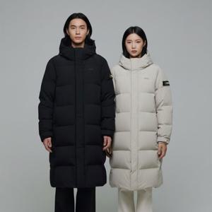 내셔널지오그래픽 남여공용 카이만 롱기장 구스다운 N244UDW160