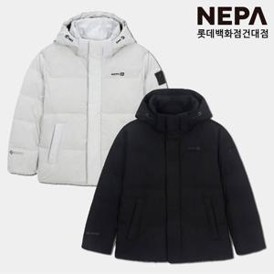 네파 [택가 359,000원] 남녀공용 사이폰 고어텍스 윈드스토퍼 구스다운 후드 숏패딩 7KF2024